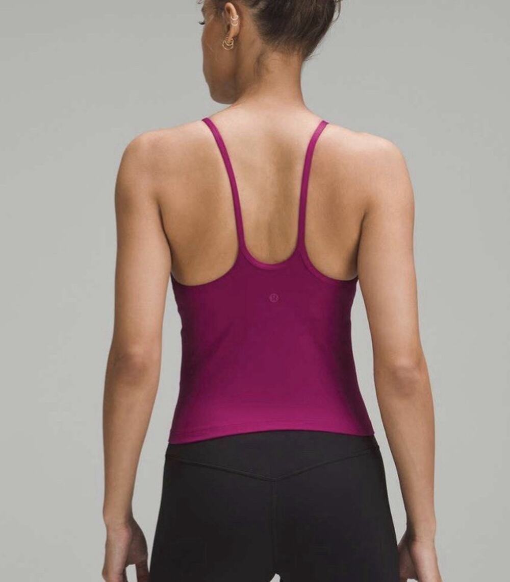 Lululemon Lightweight High-Neck Yoga Tank Top Magenta Purple - Size 6